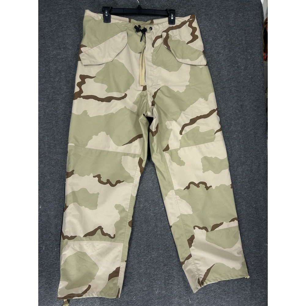 US Military Extended Cold Weather Trousers Goretex Mens Medium Long ECWCS Desert
